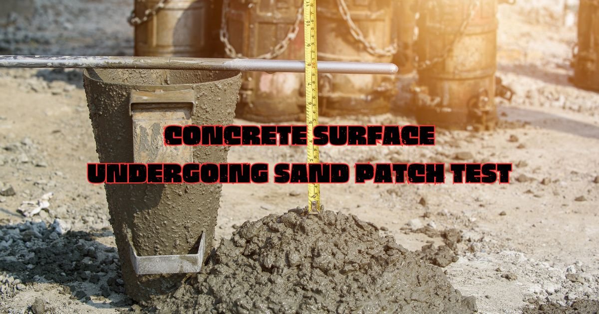 The Sand Patch Test: Ensuring Top-Quality Concrete Surfaces